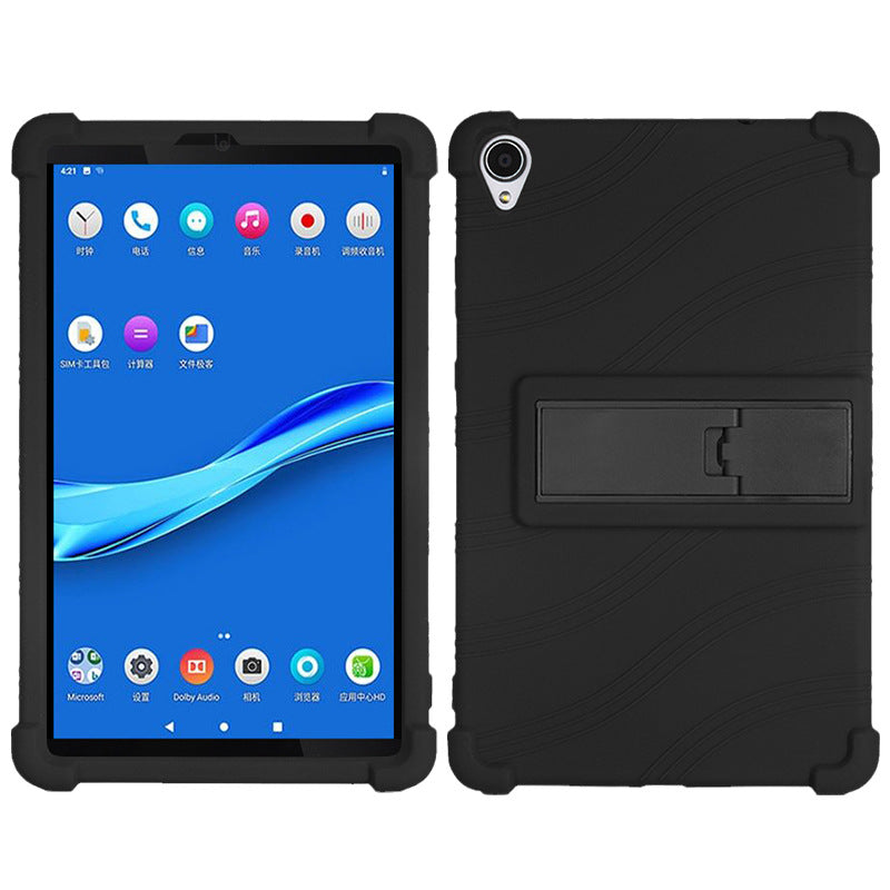 Til Lenovo Tab M8 (FHD) TB-8505 TB-8705 Kickstand Silikone Tablet Case Anti-Slip Børnevenlig Stødsikkert blødt cover Til Lenovo Tab M8 (FHD) TB-8505 TB-8705 Kickstand Silikone Tablet Case Anti-Slip Børnevenlig Stødsikkert blødt cover